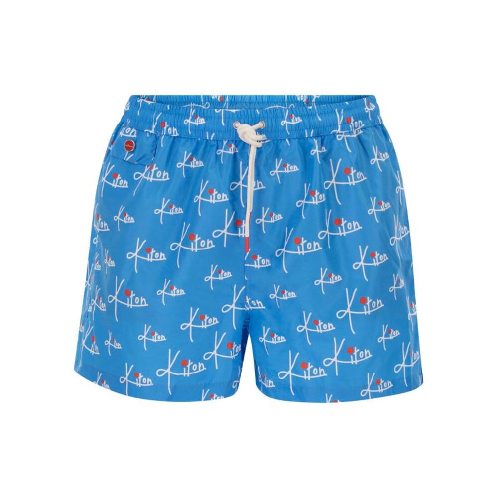 Kiton Men Short Patterned Swim Boxers